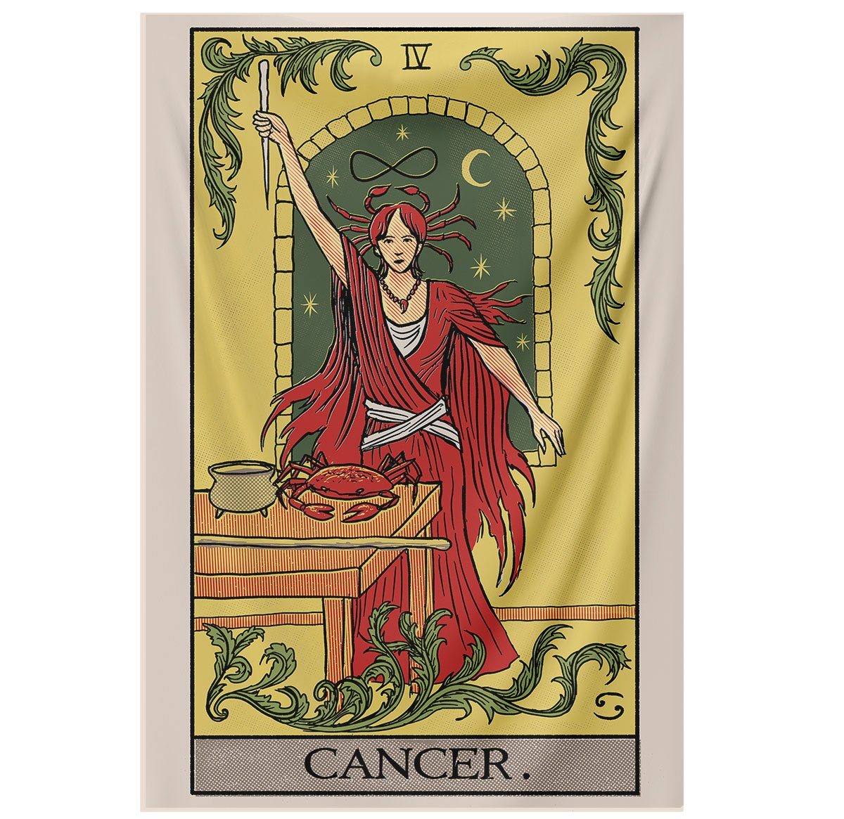 Cancer Tarot Tapestry